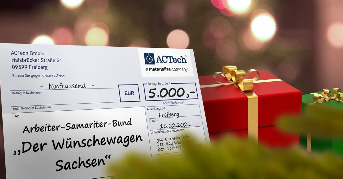 ACTech's Weihnachtsspende 2021