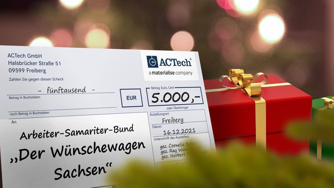 ACTech's Weihnachtsspende 2021