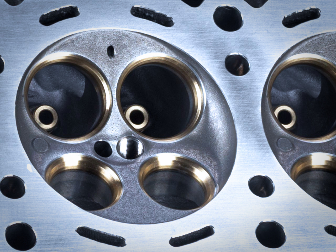 Inlet ports of a cylinder head